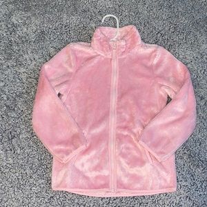 SIZE 5T THE CHILDRENS PLACE SOFT PINK FUZZY JACKET